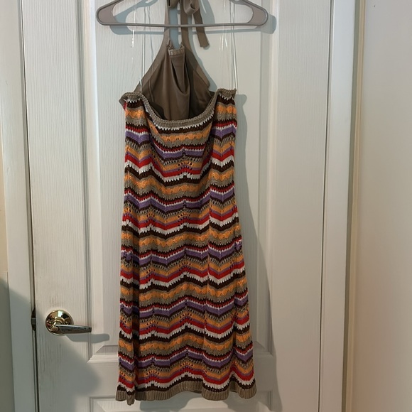 SO Dresses & Skirts - SO juniors crocheted halter top strapy Chevrolet pattern, dress size large